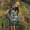 Camille Pissarro, Jeune Fille à la baguette